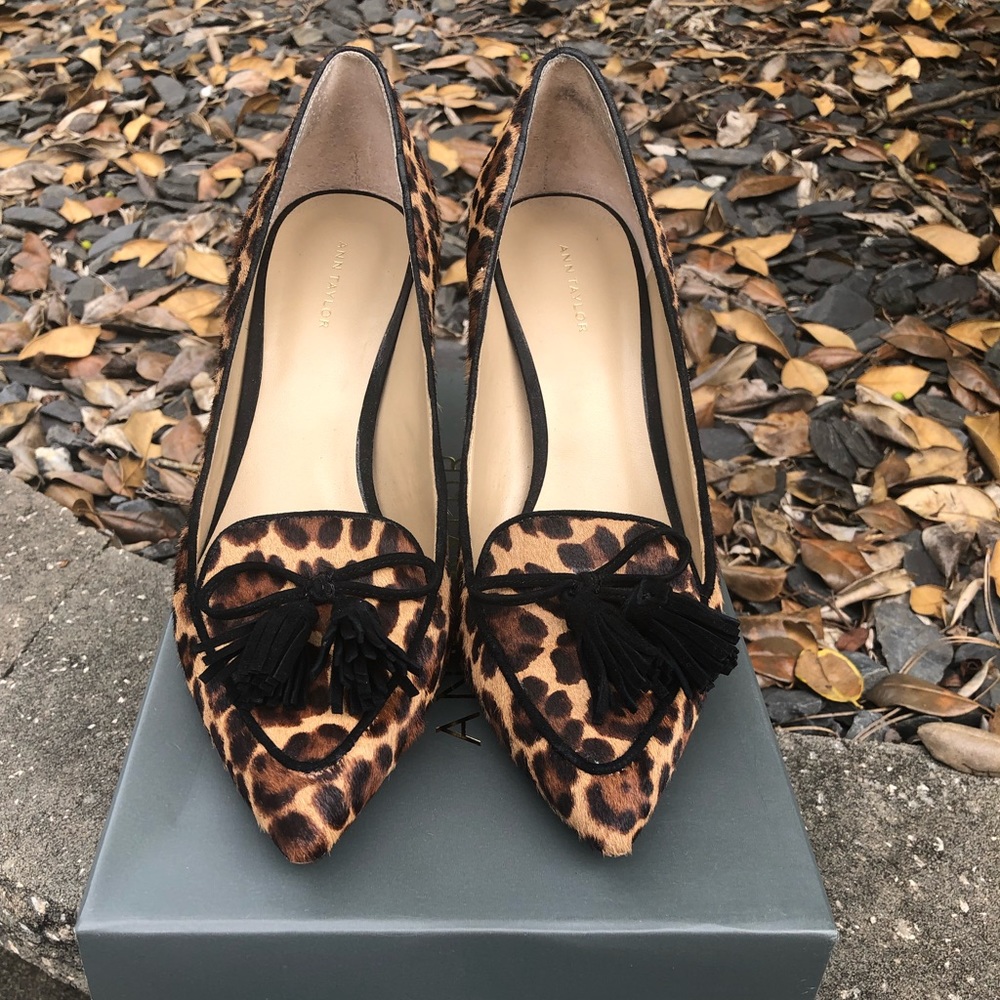 Ann Taylor Cheetah Pumps